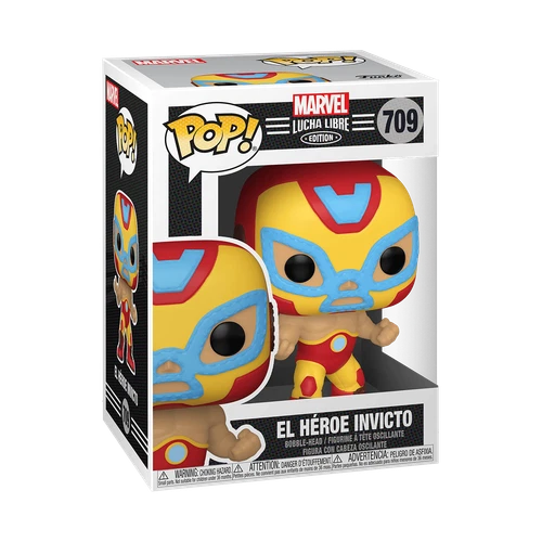 Funko Pop Marvel -El Heroe Invicto - Figura Cabeza Bobble # 709