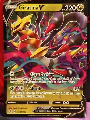 Giratina V SWSH259 Sword & Shield Black Star Promo Pokemon Card L102