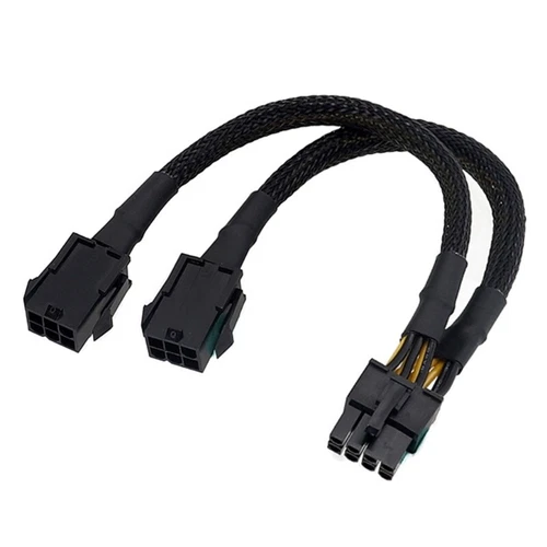 GPU 8Pin Graphics Video Card GPU Double 6 Pin Female to 8 Pin Male Splitter