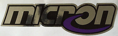 MICRON EXHAUST DECAL 160mm x 45mm
