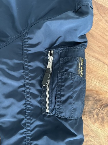 H&M blaue Jacke Bomberjacke Gr. 170 - Bild 2 von 8