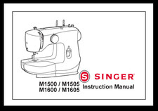Manual de instrucciones de la máquina de coser Singer M1500 M1505 M1600 M1605