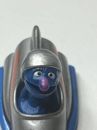 1983 Playskool Childrens Television Sesame Street Diecast Car Blue Grover AS IS - Picture 2 of 24