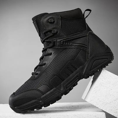 New Breathable Desert Hiking Boots Men's High Tops Outdoor Hiking Shoes Men's