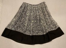 Silk Club silk chiffon side zipper, flared skirt with sequins 8P, petite