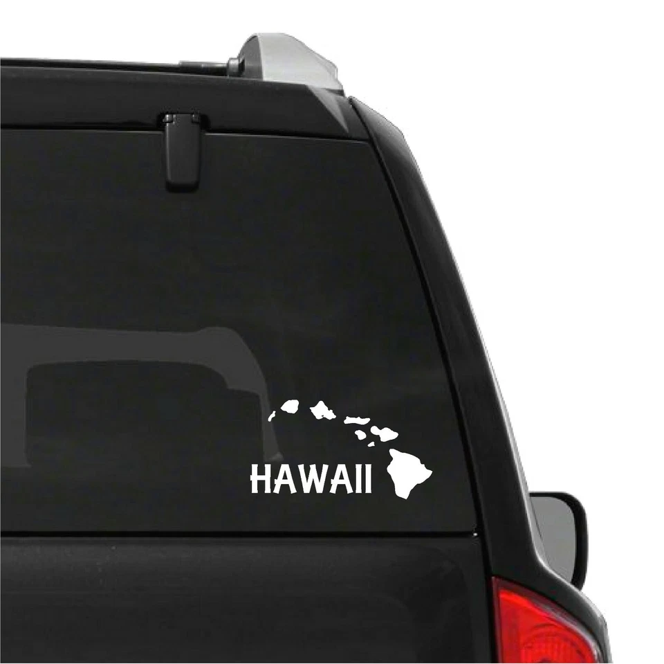 Hawaii Vinyl Decal Car Window Laptop Hawaiian Islands Sticker - Image 2 of 2