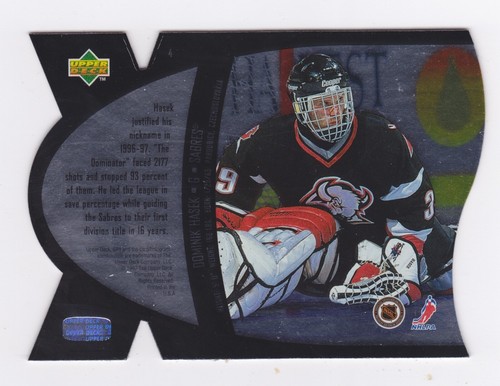 1997-98 Upper Deck SPx - Base - Dominik Hasek - #4 - Picture 2 of 2