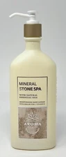1 BATH & BODY WORKS AROMATHERAPY MINERAL STONE SPA MOISTURE LOTION CREAM PUMP