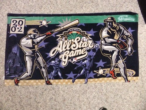 L#959 2002 MLB All-Star Game Beach Towel, Miller Park- Milwaukee NRMT - Picture 2 of 2
