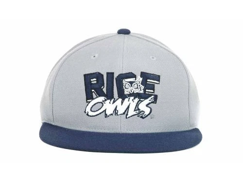 Rice University Rice Owls TOW NCAA Quake Gray 2Tone Snapback Cap Hat  - Image 2 of 4
