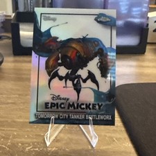 Tomorrow City Tanker Beetleworx Topps Chrome Disney Neon Epic Mickey #EM-8