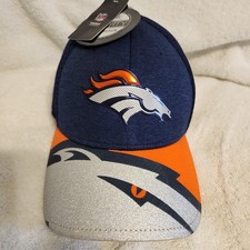 NFL Exclusive Denver Broncos Sideline New Era 39Thirty Flex Hat Sz M NWT