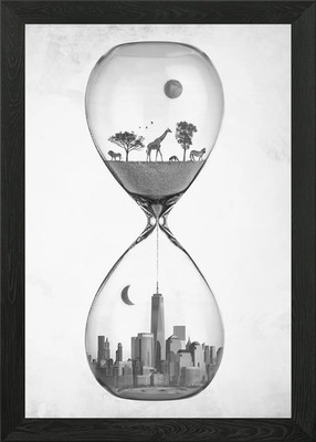 Evolution gerahmtes Wandbild Poster Leinwanddruck Bild