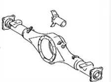 REAR AXLE DIFFERENTIAL HOUSING 2005-2006 TOYOTA TUNDRA