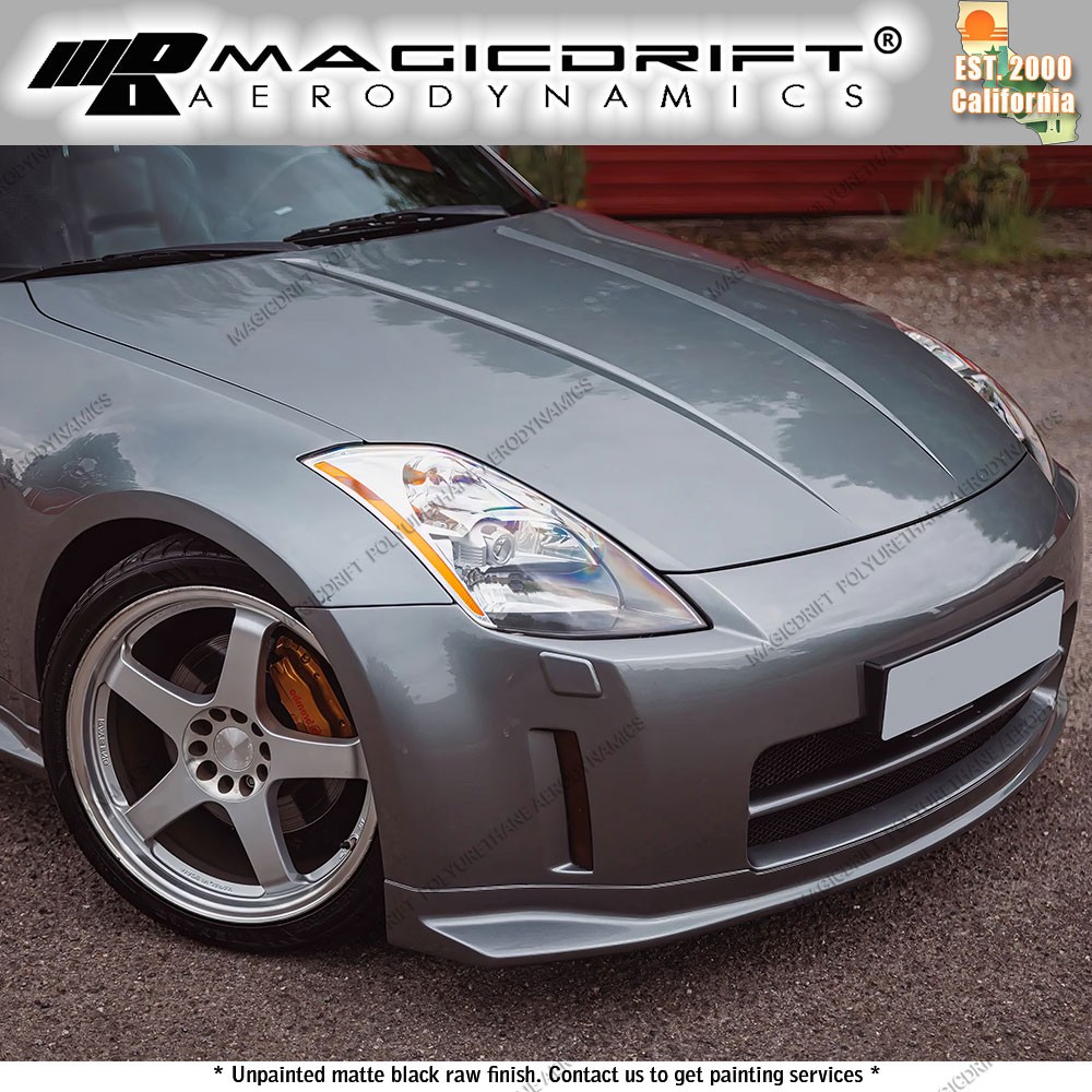 For 03 04 05 Nissan 350z Z33 Nismo N1 SP Style PU Front Bumper Lip