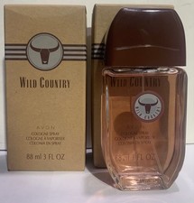 Avon Wild Country Cologne Spray 3 fl oz. Brand New In Box  Pack of 2 