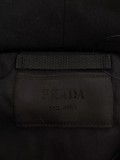 PRADA/Studded Front Logo Zip Hoodie/M/Cotton/Silver/UJL02A S221 10AT thumbnail 3