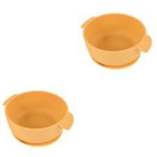2Pcs Reusable Silicone Suction Baby Bowls Easy Clean Spill Proof Toddler Bowls
