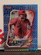 2025 Bowman's Best Mike Trout Best Tek Blue Acetate /75