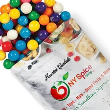 Classic Assorted Gumballs - Colorful Round Bubblegum, Chewy Treats, Party Favors