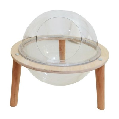 Space Capsule Katzenbett für Indoor Katzen Katzen Nest Katzenmöbel Katzeneigentumswohnung Holz