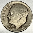 1948-D Roosevelt Dime - Circulated Condition - 90% Silver - US Coin - 2912