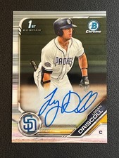 Logan Driscoll 2019 Bowman Chrome 1st Auto Padres 