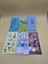 Winnie The Pooh And Friends Hallmark Stickers Lot Of 6 Sheets