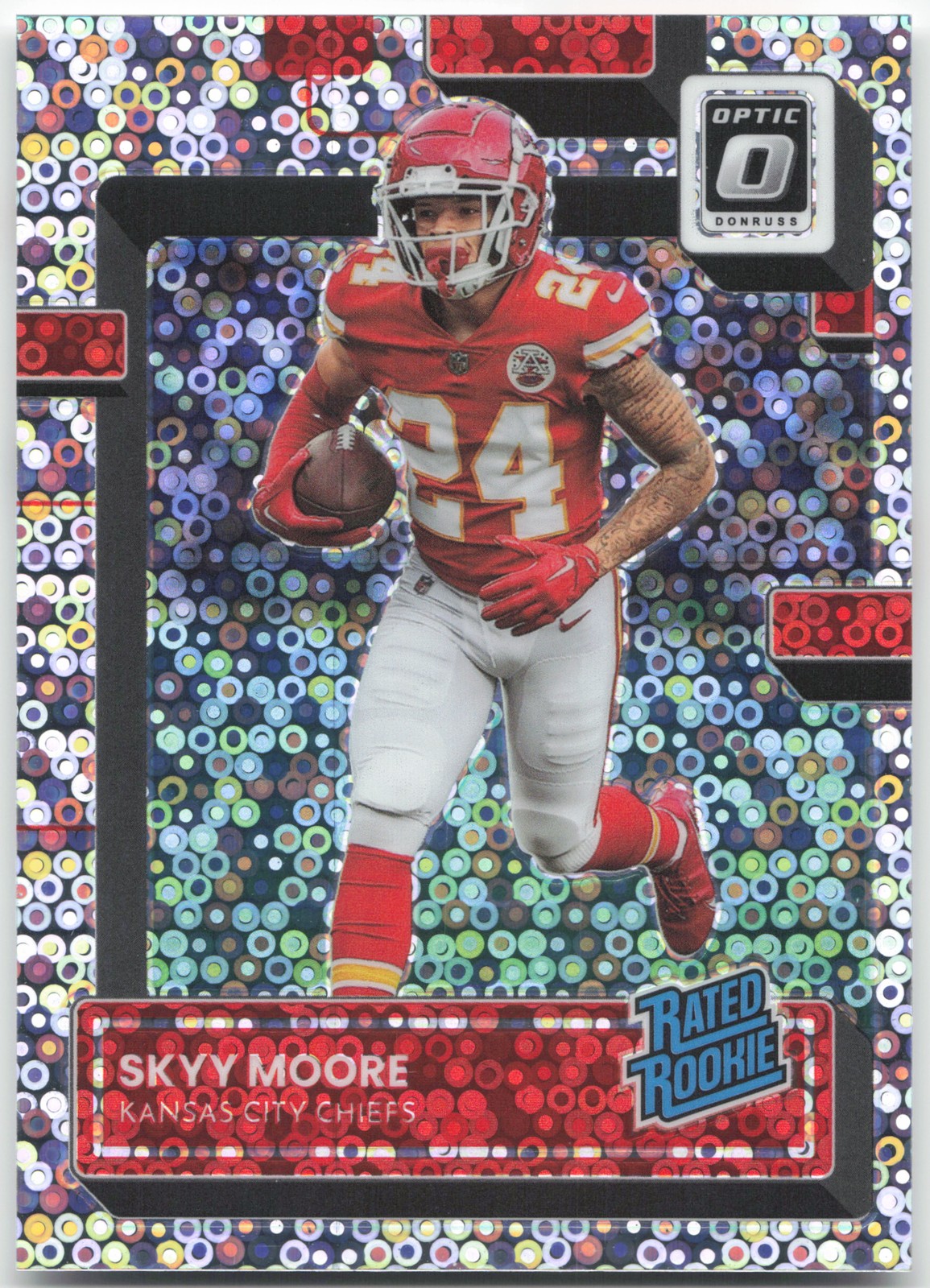 2022 Donruss Optic #224 Skyy Moore Silver Circles #/125