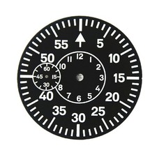 Green Luminous Watch Dial Face Plate For ETA 6497 Seagull ST3620 Accessory