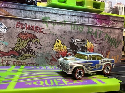CalefNoise FIREFLY/ BURNERZ 1955 Chevy Bel Air Slot Car 1/64 HO 