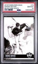 2018 Diamond Kings Shohei Ohtani #73 Black And White SP RC Rookie PSA 10 Dodgers
