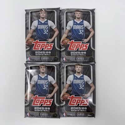 #ad 4x 2025 26 Topps Basketball BLACK FRIDAY Target Exclusive Limited Sealed Pack $29.99