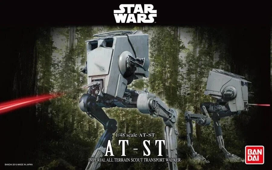 Star Wars Return of the Jedi AT-ST 1/48 Model Kit Bandai Hobby