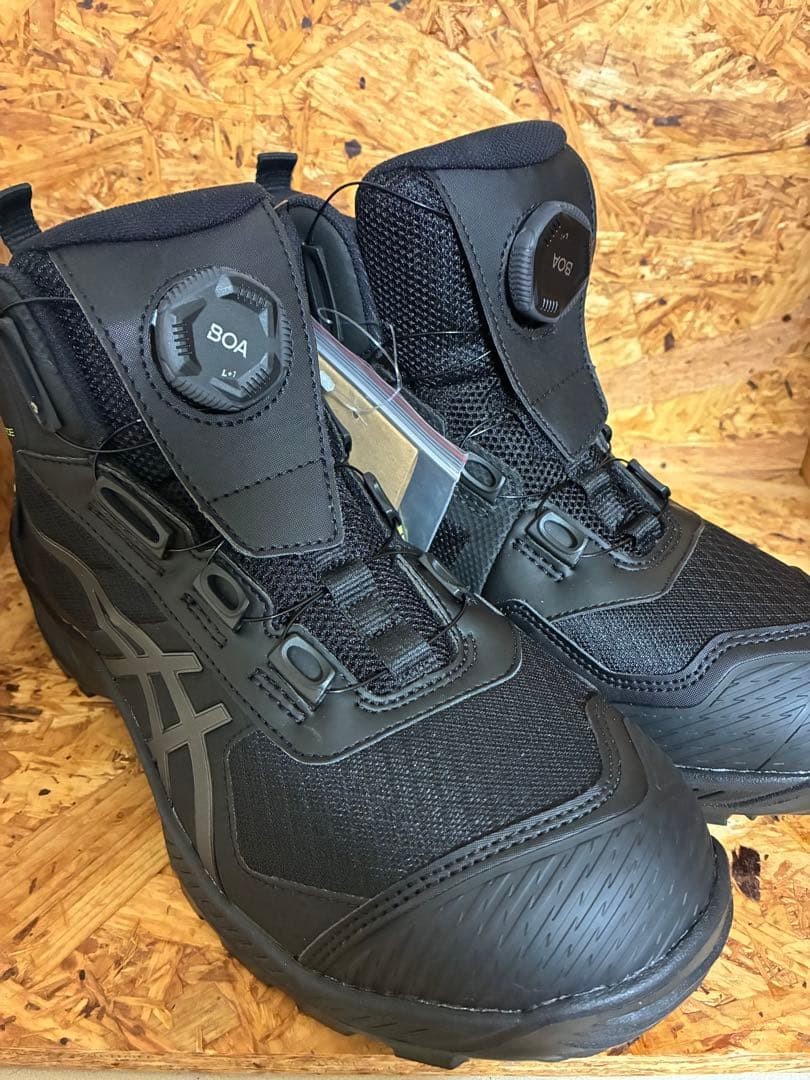 ASICS WINJOB CP604 G-TX BOA 1273A084 001 Black Gunmetal GORE-TEX 3E Safety Shoes thumbnail 2