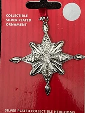Regent Square Collectible Silver-plated Christmas Ornament, 3.15"