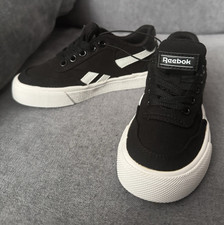 Reebok Royal Complete CLN 2 Unisex Kids Sneakers US 11K Black/White Canvas