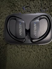 AIRBUDS True Wireless Sport X4 Series Ear-Hook Bluetooth Earbuds Black