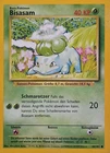Pokemon Bisasam 44/102 German Bulbasaur  Base Set Card