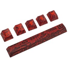 Traitors Hundun Keycap Set PBT 5-side Dye-Sub 6 Key Caps from PBT TRDHU6124