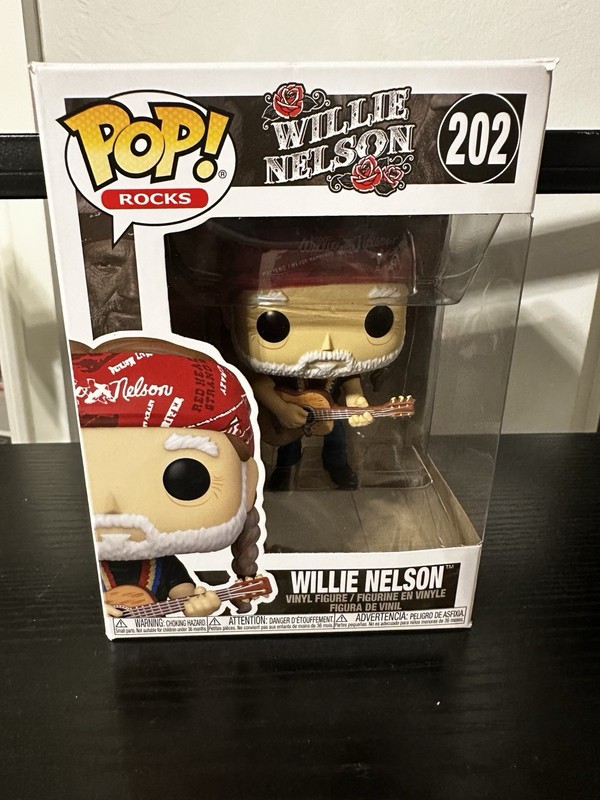 Funko Pop Rocks Willie Nelson 202 Vinyl Figure