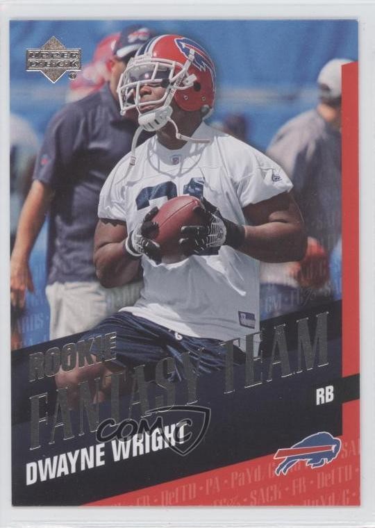 2007 Upper Deck Rookie Fantasy Team Dwayne Wright #RFT-DW RC 0y59