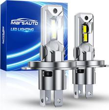 H4/9003 Light Bulb, 800 40000LM Brightness 6500K Cool White, Real 1:1 Mini Size