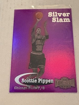 1997  Metal Universe Silver Slam Scottie Pippen! Purple Variation Insert! NM