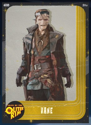 TOPPS STAR WARS CARD TRADER TALES OF OUTER RIM 2025 W1 PIRATES GOLD 1CC VANE