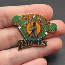 San Diego Padres Player At Bat MLB Baseball Team Lapel Hat Pin