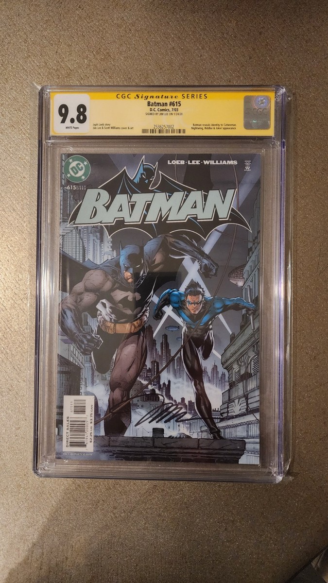 BATMAN #615 NM SIGNED BY JIM LEE HUSH 1st print CGC 9.8 | eBay
