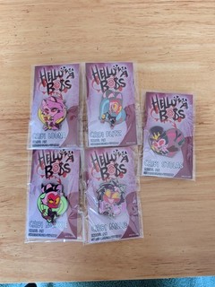 Helluva Boss Official SharkRobot Chibi Pin Bundle X5 I.M.P