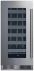 Summit SDHW1532LHD 15"W 18 Bottle Capacity Built-In / - Glass