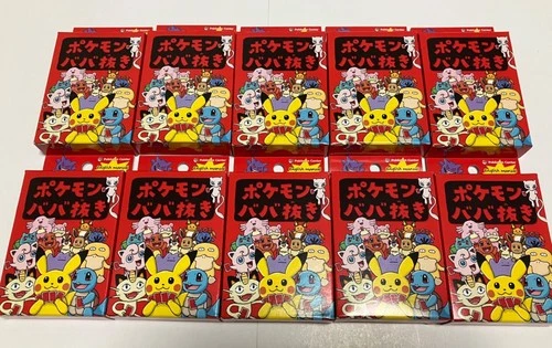 Pokemon Babanuki Set of 10 red Old Maid Playing Card Deck Pokemon Center Limited